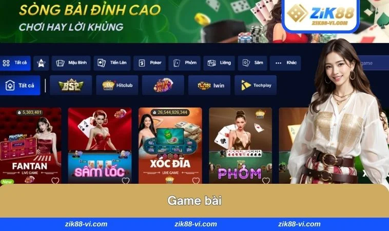 Các sảnh game bài trực tuyến chất lượng với nhiều mức cược