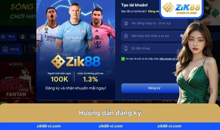 Thực hiện theo 5 bước để đăng ký thành công