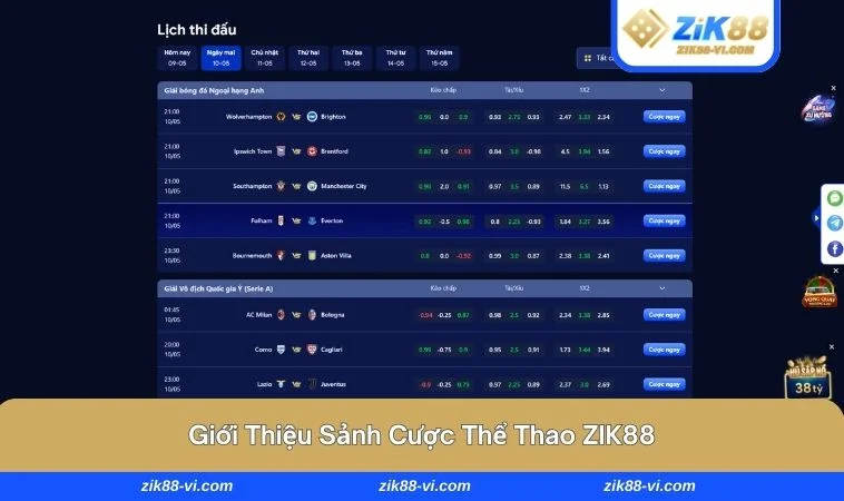 Sân chơi cho những ai đam mê cược thể thao